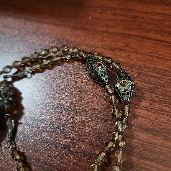 Sweet Romance vintage Beaded Locket - Picture 4 of 8